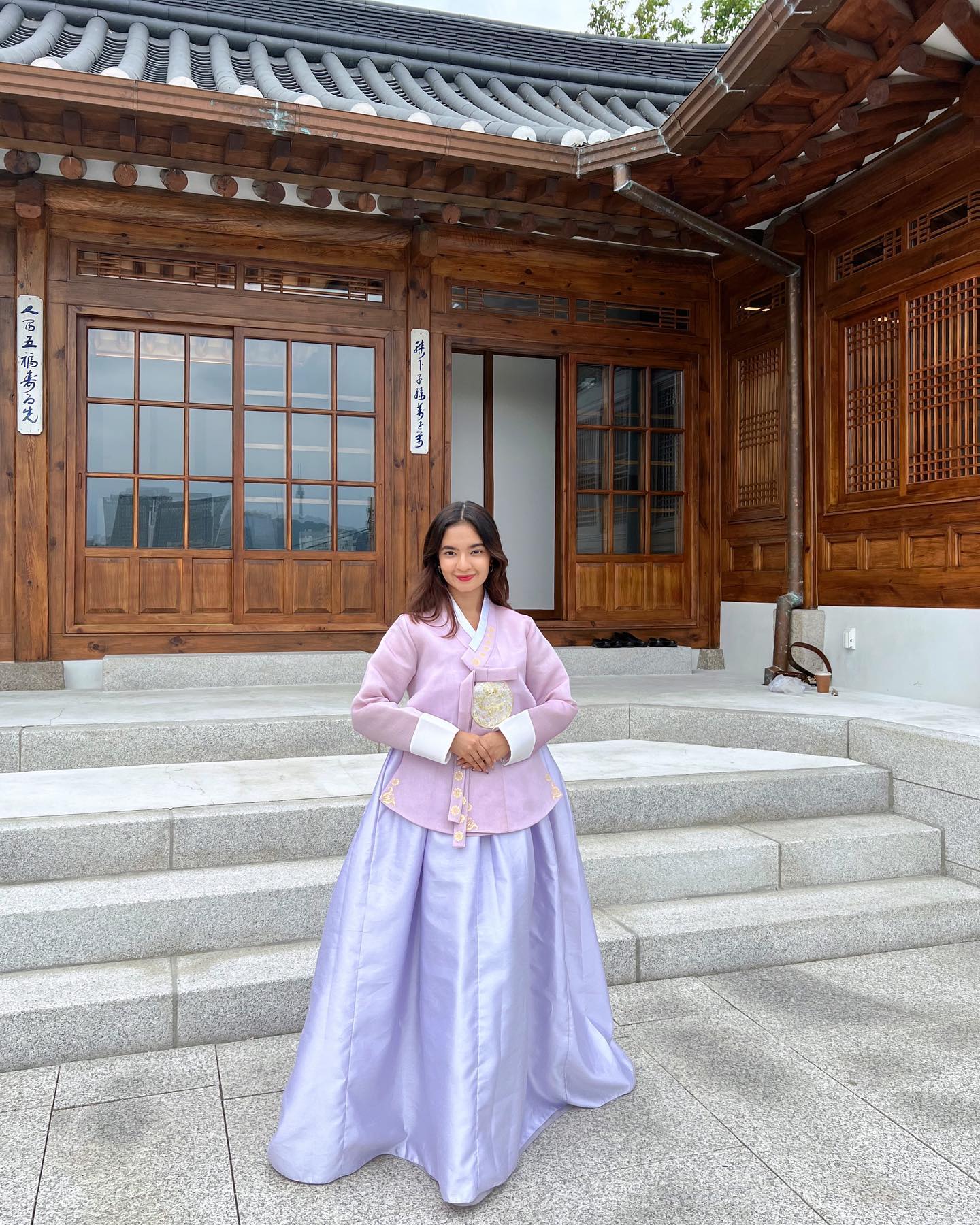 Anushka Sen in Korean Outfit - Hanbok